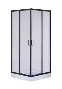 Душевой уголок Taliente 100x100 см TA-10102-1CB стекло прозрачное, профиль матовый черный