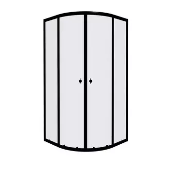 Душевой уголок Тритон Альфа-Блэк 90х90 Щ0000054224 стекло прозрачное, профиль черный, без поддона