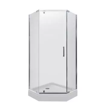 Душевой уголок Тритон Дека-Хром 90х90 Щ0000053610 стекло прозрачное, профиль хром, с поддоном