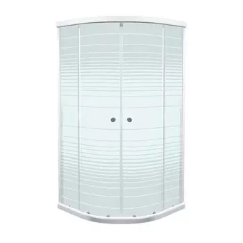 Душевой уголок Тритон Стандарт 100x100 Щ0000026698 стекло узорчатое, профиль хром