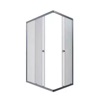 Душевой уголок Тритон Вента-Хром 100х80 Щ0000057860 стекло прозрачное, профиль хром, без поддона