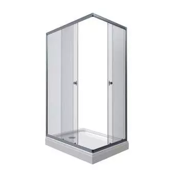 Душевой уголок Тритон Вента-Хром 120х80 Щ0000049618 стекло прозрачное, профиль хром, с поддоном