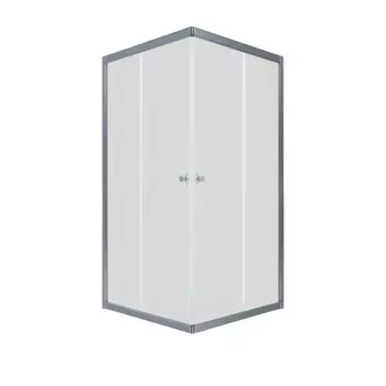 Душевой уголок Тритон Вента-Хром 80х80 Щ0000057861 стекло прозрачное, профиль хром, без поддона