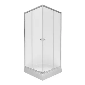 Душевой уголок Тритон Вента-Хром-Вельвет 90х90 Щ0000067981 стекло Вельвет, профиль хром, с поддоном