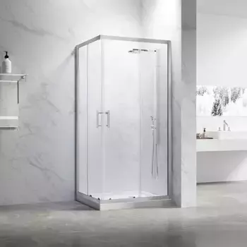 Душевой уголок Veconi Rovigo 110х80 RV27CH-11080-01-C8 без поддона, стекло прозрачное, профиль хром