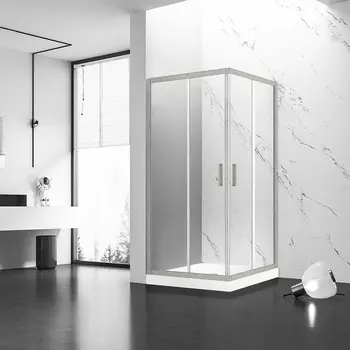 Душевой уголок Veconi Rovigo 120x80 RV83-12080-01-C5 стекло прозрачное, профиль никель брашированный, без поддона