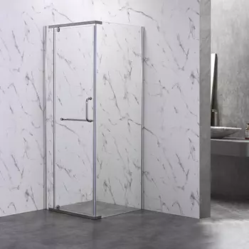 Душевой уголок Veconi Rovigo 80x80 RV18-80-01-C5 стекло прозрачное, профиль хром