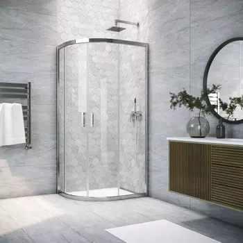 Душевой уголок Vegas-Glass 120x110 ZS-F TUR NOVO 120*110 08 01 профиль глянцевый хром, стекло прозрачное