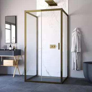 Душевой уголок Vegas-Glass 120x90 ZP-U TUR NOVO h1900 120*90 05 crystalvision профиль бронза, стекло crystalvision