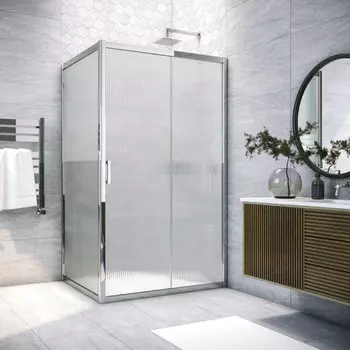 Душевой уголок Vegas-Glass 180x95 ZP+ZPV TUR NOVO 180*95 08 Moru профиль глянцевый хром, стекло Moru