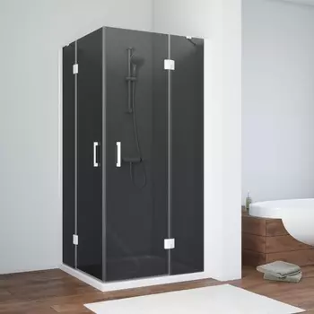 Душевой уголок Vegas-Glass Afa Novo 110x110 AFA NOVO 110 01 07 профиль белый, стекло графит