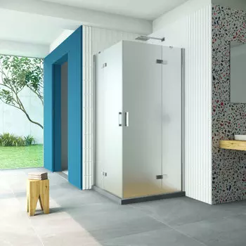 Душевой уголок Vegas-Glass Afa Retta 90x90 AFA Retta 90 08 10 профиль глянцевый хром, стекло сатин