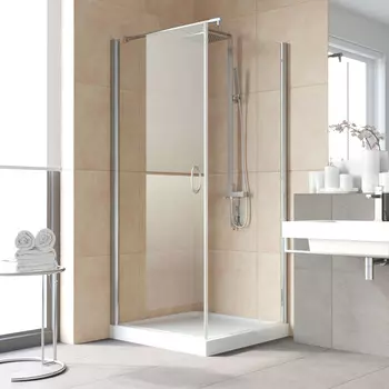 Душевой уголок Vegas-Glass EP-Fis Lux 90x110 EP-Fis LUX 90*110 08 crystalvision профиль глянцевый хром