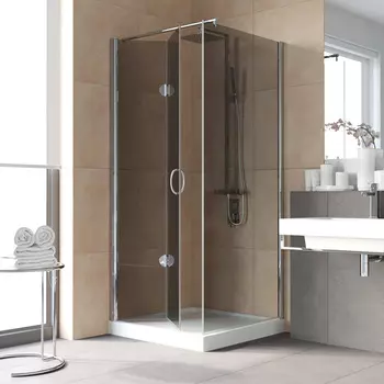 Душевой уголок Vegas-Glass GPS-Fis LUX 80x120 GPS-Fis LUX 80*120 08 07 профиль глянцевый хром, стекло графит