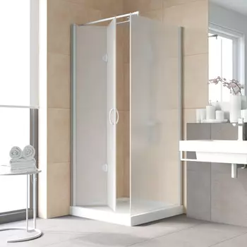 Душевой уголок Vegas-Glass GPS-Fis LUX 80x110 GPS-Fis LUX 80*110 07 10 профиль матовый хром, стекло сатин