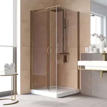 Душевой уголок Vegas-Glass GPS-Fis LUX 90x90 GPS-Fis LUX 90*90 05 05 профиль бронза, стекло бронза