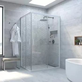 Душевой уголок Vegas-Glass ZA-F NOVO h2000 120x100 ZA-F NOVO h2000 120*100 01 crystalvision профиль белый