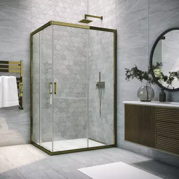 Душевой уголок Vegas-Glass ZA-F TUR NOVO h1900 110x70 ZA-F TUR NOVO h1900 110*70 05 crystalvision профиль бронза