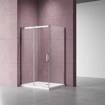 Душевой уголок Vincea Dice 130x100 VSR-4D1013CL стекло прозрачное, профиль хром