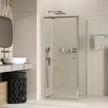 Душевой уголок Wasserkraft Aula 90x80 11P20 стекло прозрачное, профиль серебро