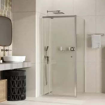Душевой уголок Wasserkraft Aula 90x90 11P03 стекло прозрачное, профиль серебро
