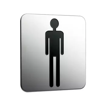 Дверная табличка "мужская" EMCO System2 3576 000 01 хром