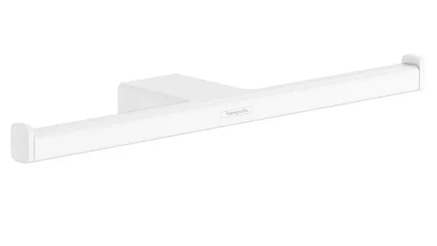 Двойной держатель туалетной бумаги Hansgrohe AddStoris 41748700 белый матовый