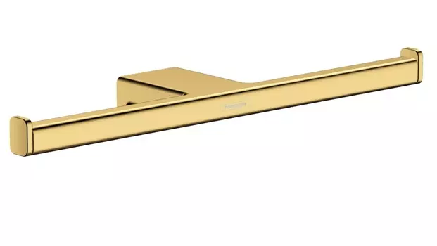 Двойной держатель туалетной бумаги Hansgrohe AddStoris 41748990 золото