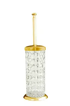 Ёршик для унитаза Boheme Chiaro with Swarovski 10519 золото