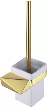 Ёршик для унитаза Boheme New Venturo 10319-G белый, золото