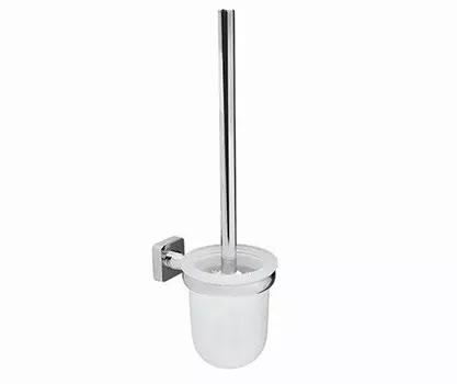 Ершик для унитаза Wasserkraft Lippe K-6527 матовое стекло, хром