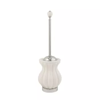 Ершик напольный Migliore Olivia ML.OLV-60.613.BI.CR белый/хром