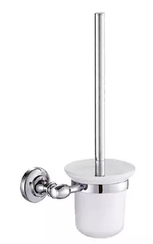 Ершик подвесной стекло матовое CeramaLux Bianco 52013 хром