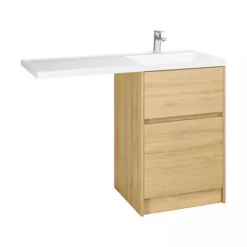 Фасад для тумбы Aquaton Лондри 57 см 1A274801LH0C0 коричневый