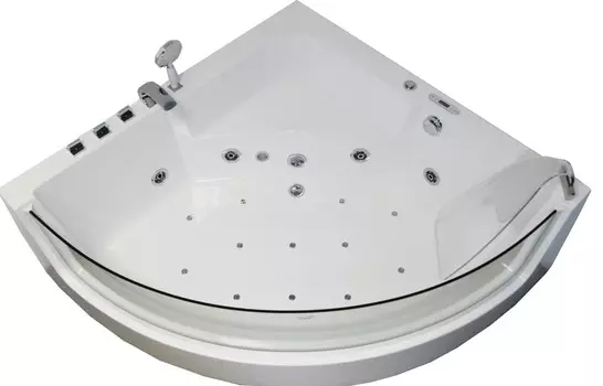 Гидромассажная ванна Ceruttispa 150х150 C-401 акриловая, белая