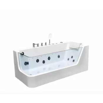 Гидромассажная ванна Frank 170x80 F101L левая, белая