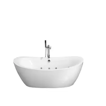 Гидромассажная ванна Frank 180x85 F162 отдельностоящая, белая