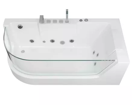 Гидромассажная ванна Grossman 170x80 GR-17000-1R правая, с гидромассажем