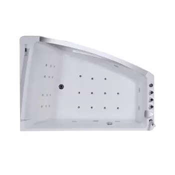 Гидромассажная ванна Orans 170x120 BT-65109 R правая, белая