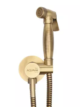 Гигиенический душ AQUAme Retro AQM 6010OB со смесителем, с внутренней частью, Old Bronze