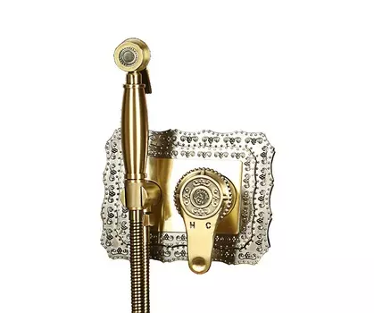 Гигиенический душ со смесителем Bronze de Luxe 10136 встраиваемый