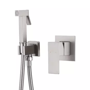 Гигиенический душ со смесителем Abber Daheim AF8225SP сатин
