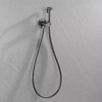 Гигиенический душ со смесителем Abber Wasser Kreis AF8125NG никель