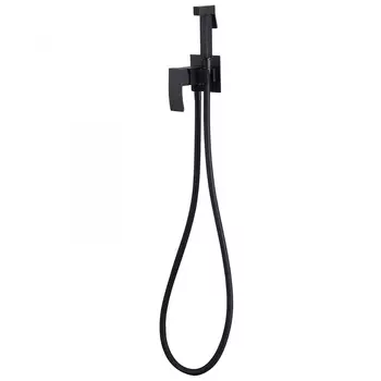 Гигиенический душ со смесителем Abber Wasserfall AF8625B черный
