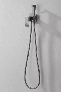 Гигиенический душ со смесителем Abber Wasserfall AF8625NG никель