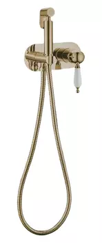 Гигиенический душ со смесителем Boheme Imperiale 425 золото