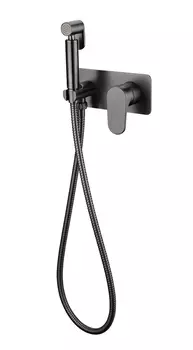 Гигиенический душ со смесителем Boheme Spectre 457-B черный