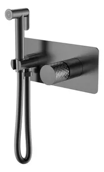 Гигиенический душ со смесителем Boheme Stick 127-GM графит