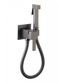 Гигиенический душ со смесителем CeramaLux KBS/008 оружейная сталь