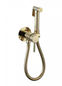 Гигиенический душ со смесителем CeramaLux KRS/002 светлое золото